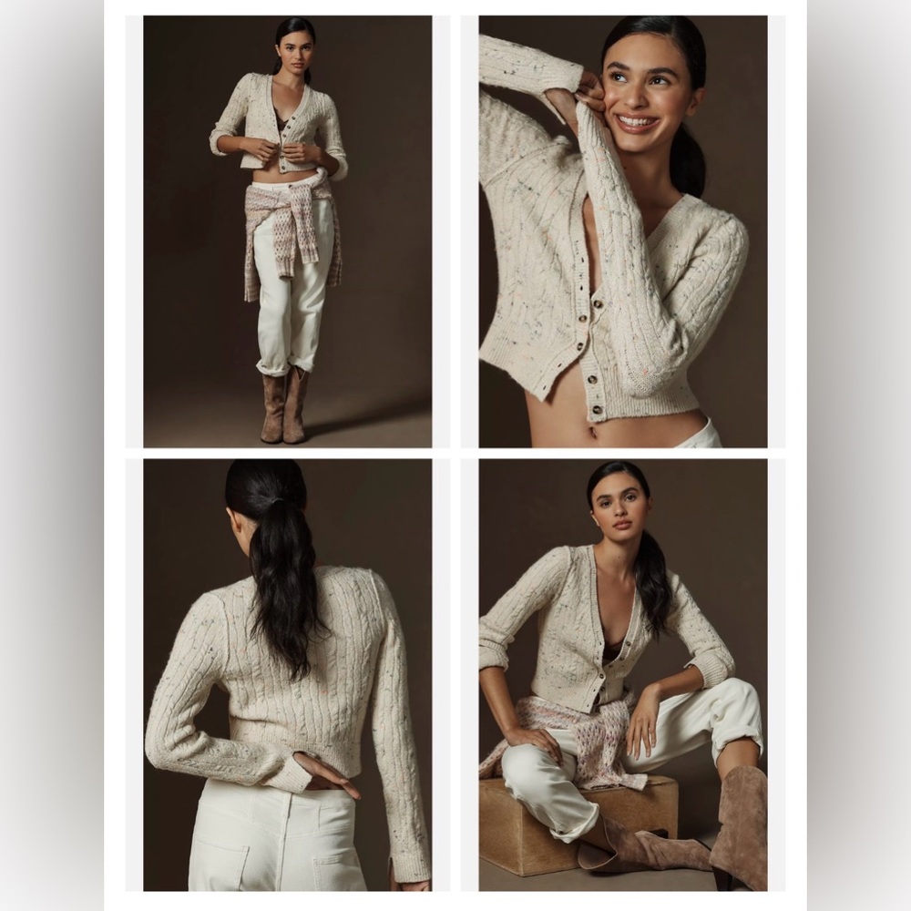 Anthropologie Pilcro Micro Cardigan Sweater